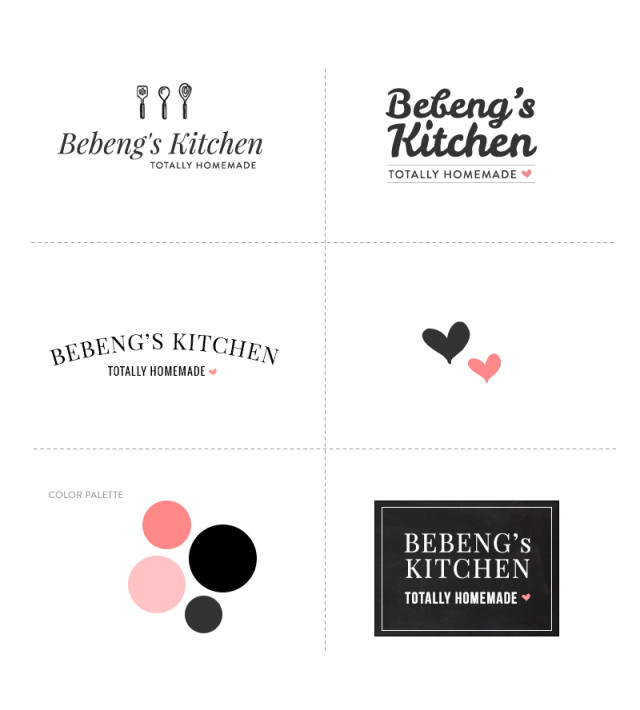 Bebeng's Kitchen Logo Studies