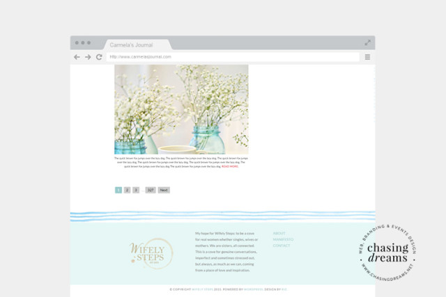 Blog Design Mockup