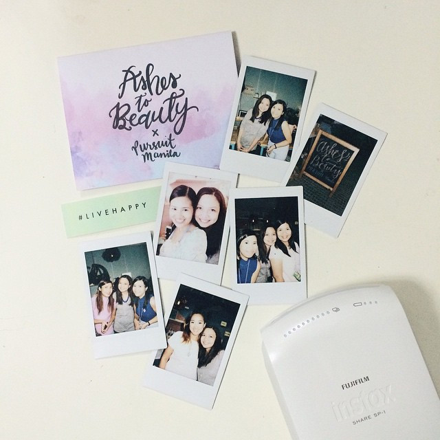 Ashes to Beauty x Team Instax