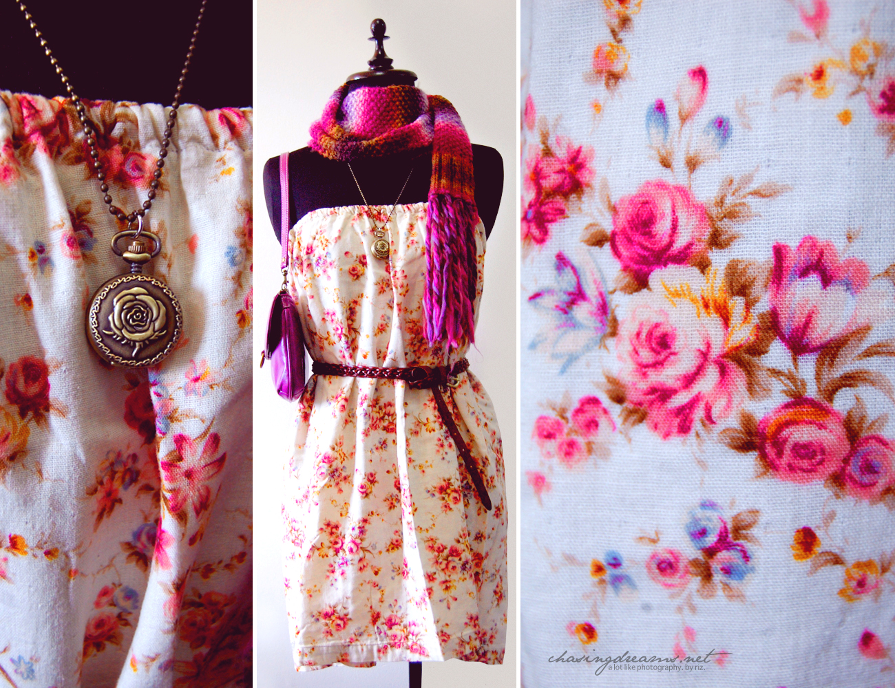 Pink Plums and Florals